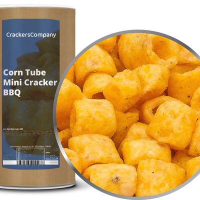 Snacks de maíz BBQ, Corn Tube Mini Cracker BBQ PU con 9 piezas. Ud. 350 g de contenido por pieza