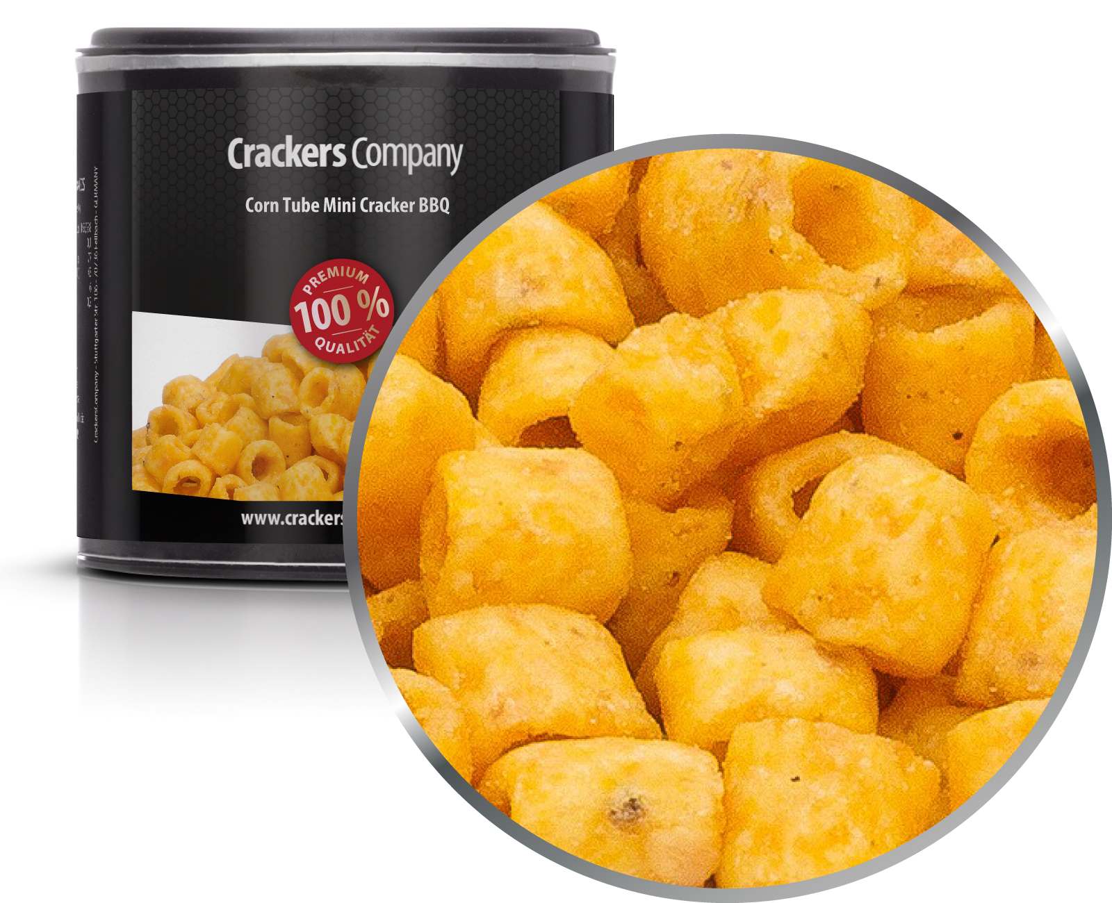 BBQ Maissnacks, Corn Tube Mini Cracker BBQ VPE mit 36 Stk. u. 50g Inhalt je Stk