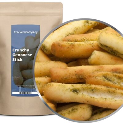 Bastoncini di aglio al basilico, Bastoncino genovese croccante PU con 8 pezzi. u. Contenuto di 200 g per pezzo