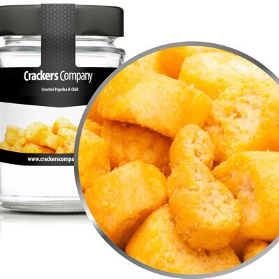 Croûtons Paprika-Chili, Crostini Paprika & Chili PU de 45 pièces. toi. Contenu de 35 g par pièce