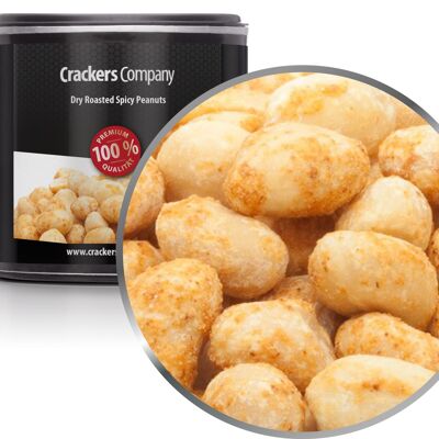 Cacahuetes tostados picantes, Cacahuetes picantes tostados en seco PU con 36 piezas. Ud. Contenido de 80 g por pieza.