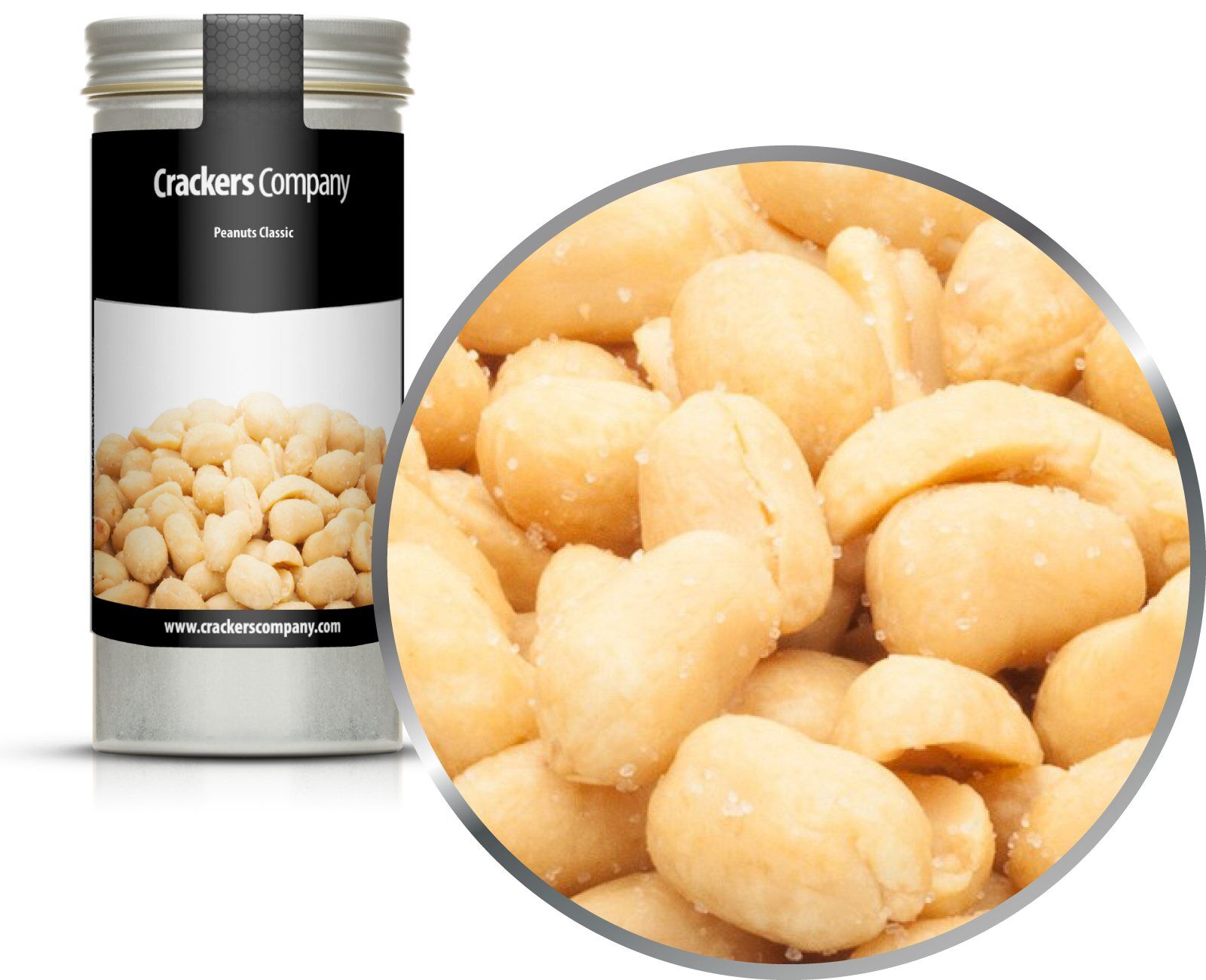 Arachidi tostate, Peanuts Classic PU con 40 pezzi. u. Contenuto 95 g per pezzo.