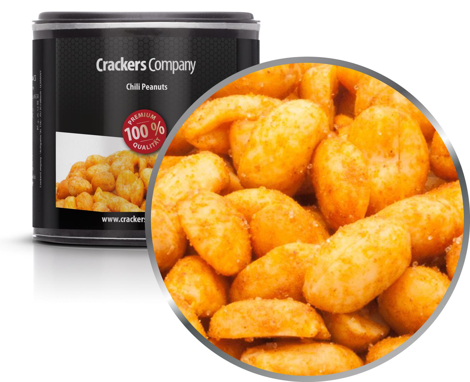 Cacahuètes chili, cacahuètes chili PU avec 36 pièces. toi. Contenu de 90 g par pièce.