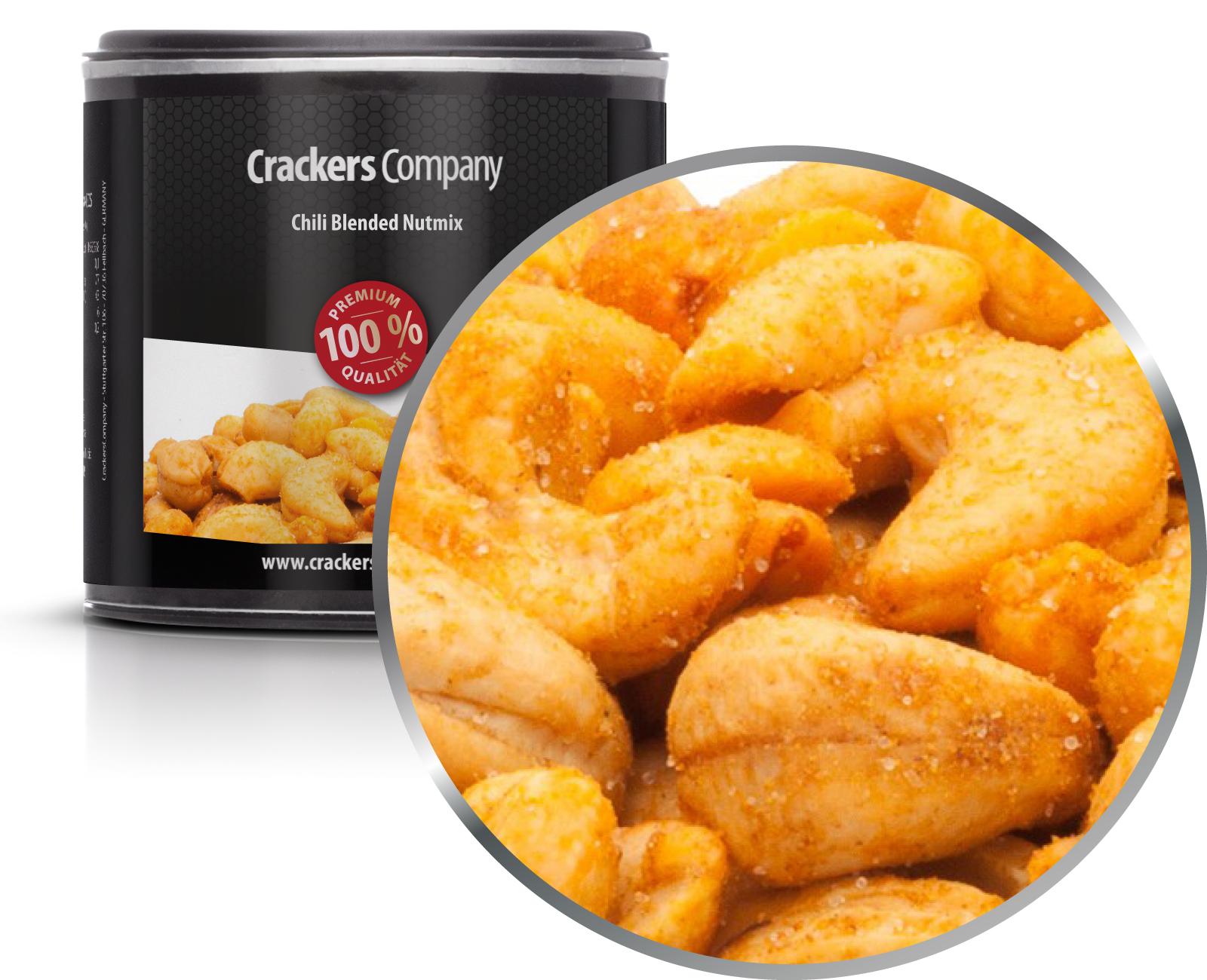 Miscela di noci piccanti, miscela di noci mescolate al peperoncino PU con 36 pezzi. u. Contenuto 90 g per pezzo.