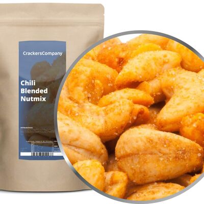 Miscela di noci piccanti, miscela di noci mescolate al peperoncino PU con 8 pezzi. u. Contenuto 550 g per pezzo.