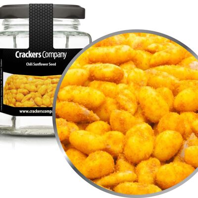 Semi di girasole piccanti, semi di girasole al peperoncino PU con 25 pezzi. u. Contenuto 80 g per pezzo.