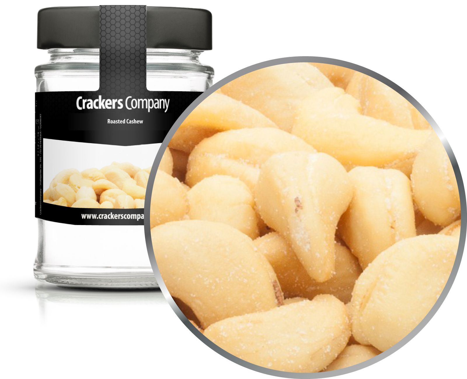 Gesalzene Cashews, Roasted Cashew VPE mit 45 Stk. u. 80g Inhalt je Stk.