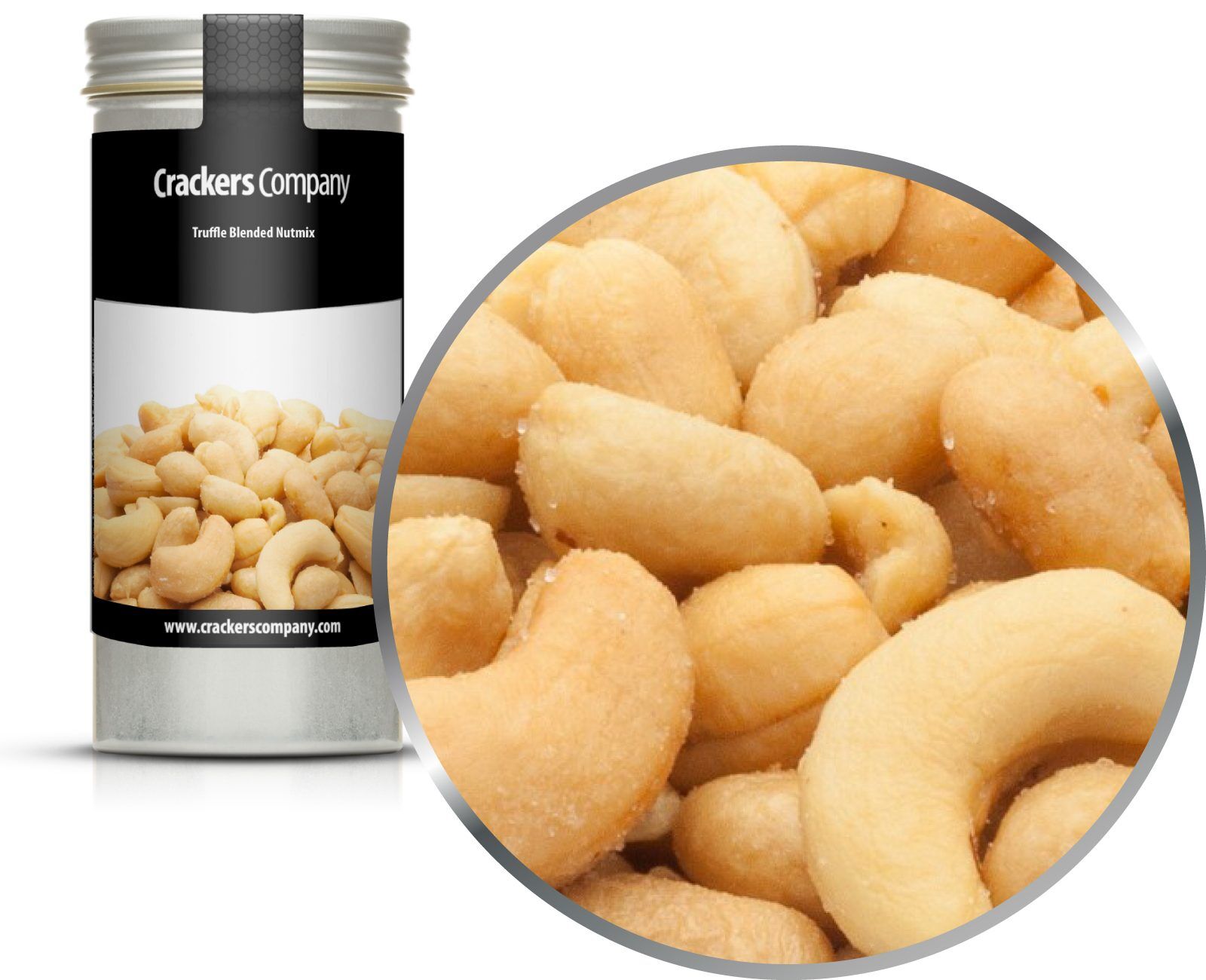 Mezcla de nueces con trufa, Mezcla de nueces con trufa PU con 40 piezas. Ud. Contenido de 90 g por pieza.