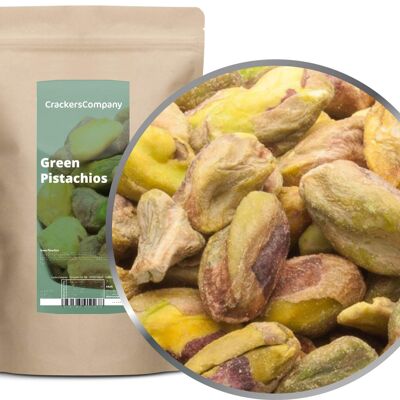 Pistacchi Verdi, Pistacchi Verdi PU con 8 pezzi. u. Contenuto di 500 g per pezzo.