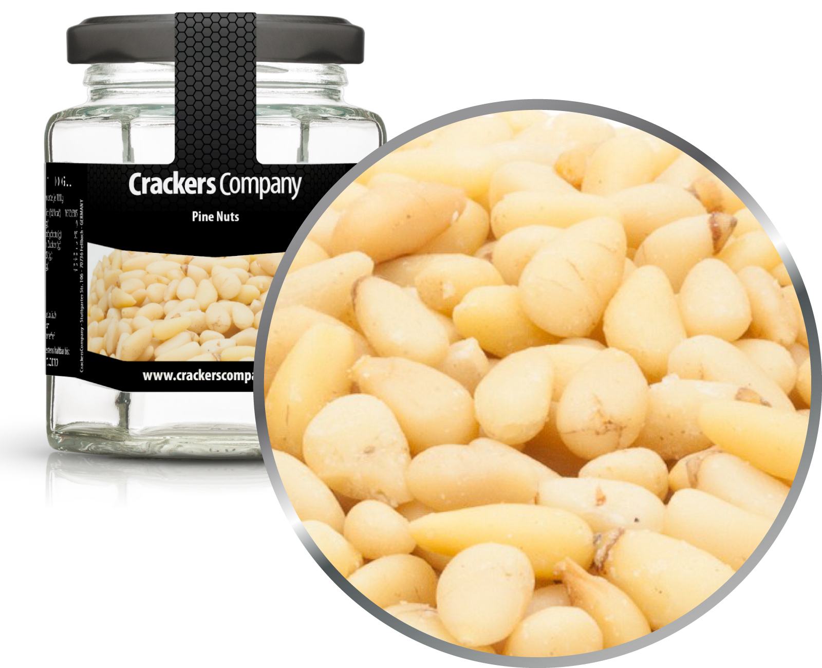 Pinienkerne, Pine Nuts VPE mit 25 Stk. u. 90g Inhalt je Stk.