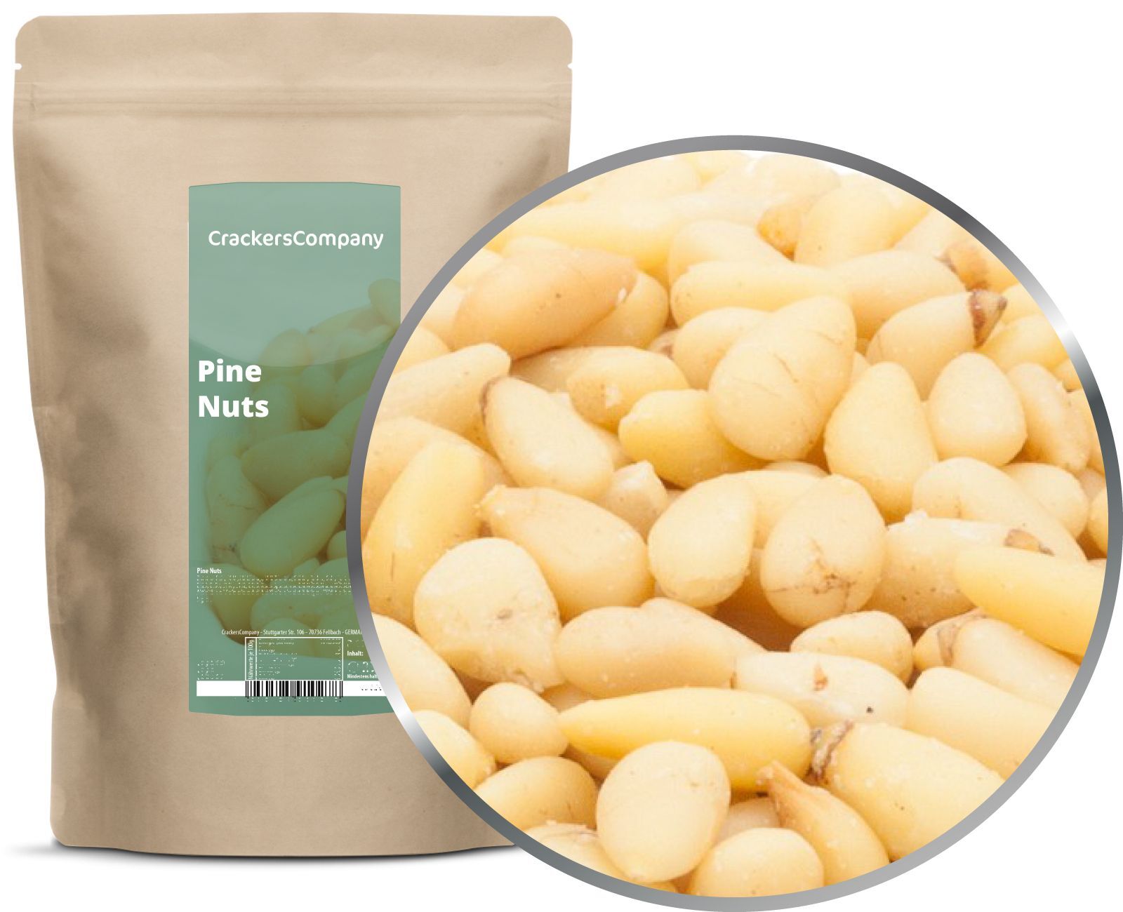 Piñones, Piñones PU con 8 piezas. Ud. Contenido de 600 g por pieza.