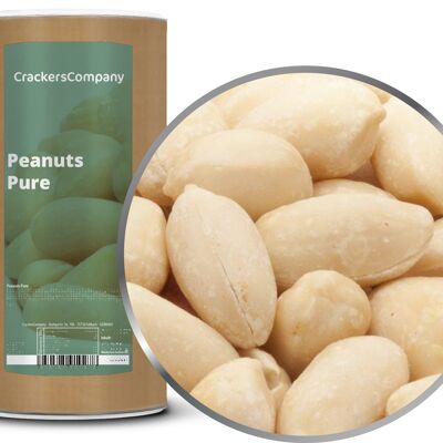 Cacahuètes naturelles, Peanuts Pure PU avec 9 pièces. toi. Contenu de 750 g par pièce.