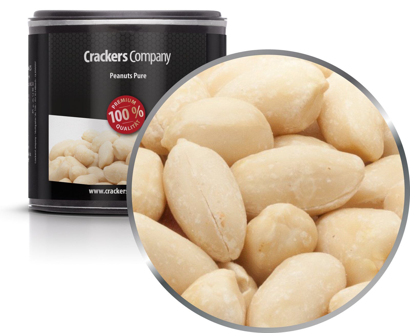 Cacahuètes naturelles, Peanuts Pure PU avec 36 pièces. toi. Contenu de 95 g par pièce.