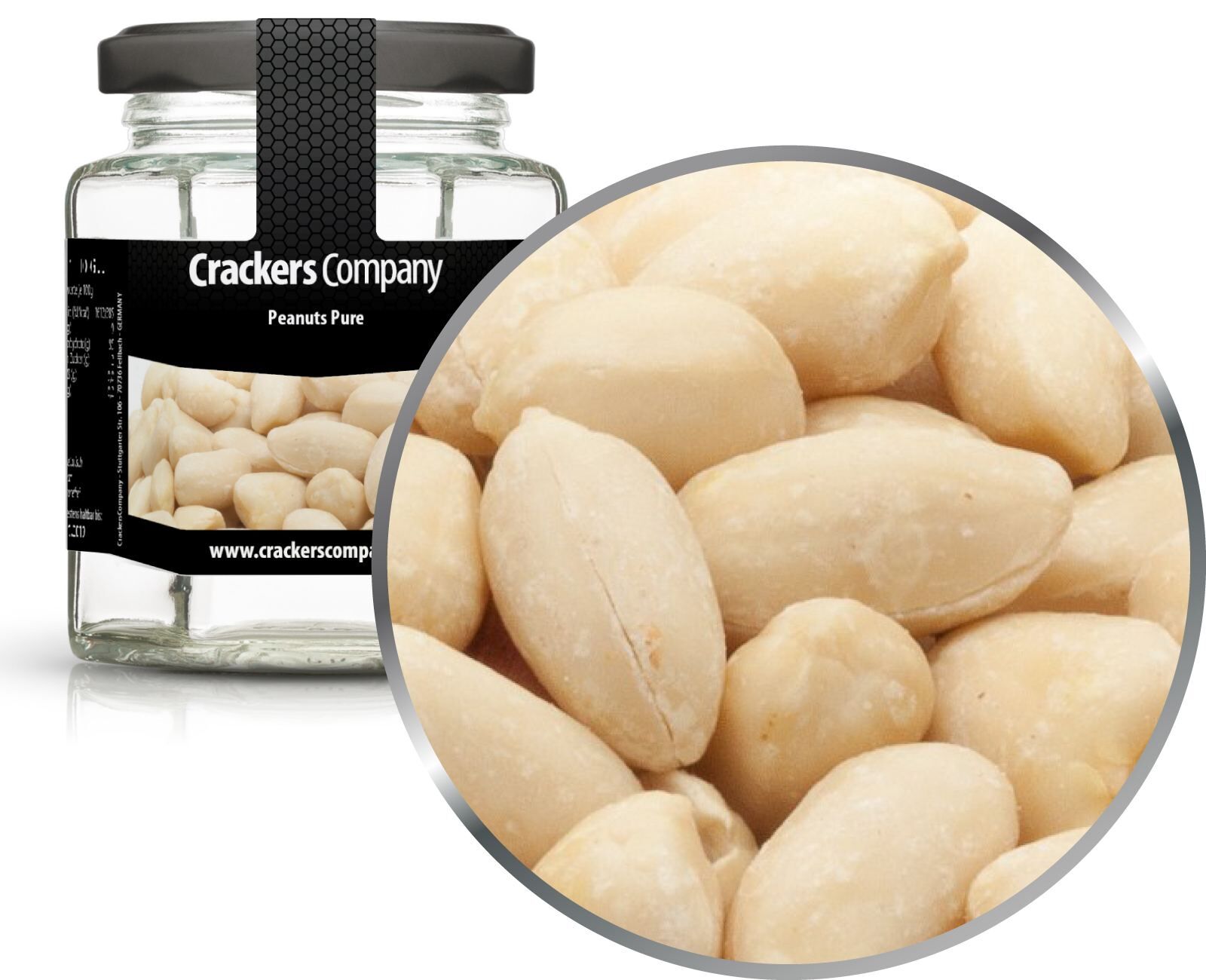 Natural peanuts, Peanuts Pure VPE with 25 pcs. and 95g content per piece