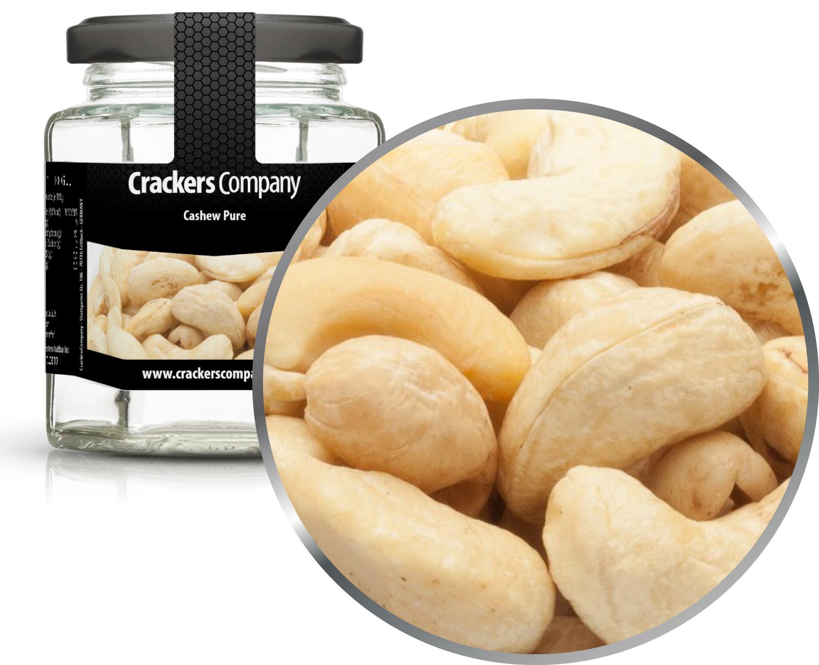 Natürliche Cashews, Cashew Pure VPE mit 25 Stk. u. 80g Inhalt je Stk.