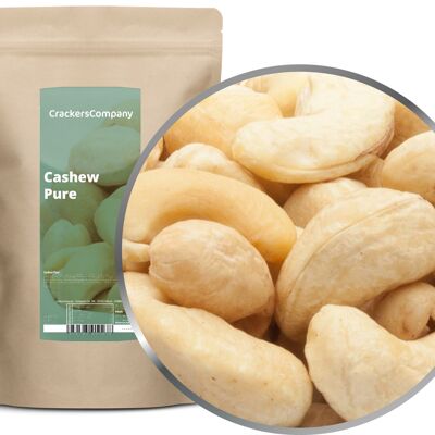 Noix de cajou naturelles, Cashew Pure PU avec 8 pièces. toi. Contenu de 600 g par pièce.