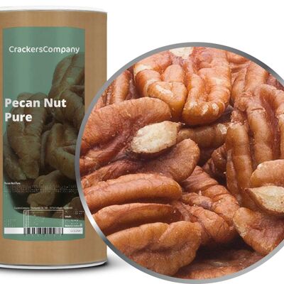 Noix de pécan naturelles, Pecan Nut Pure PU avec 9 pièces. toi. Contenu de 500 g par pièce.