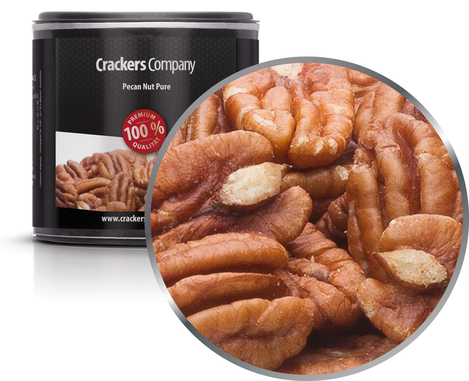 Natürliche Pekannüsse, Pecan Nut Pure VPE mit 36 Stk. u. 65g Inhalt je Stk.