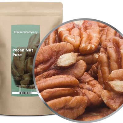 Pecanas naturales, Pecan Nut Pure PU con 8 piezas. Ud. Contenido de 450 g por pieza.