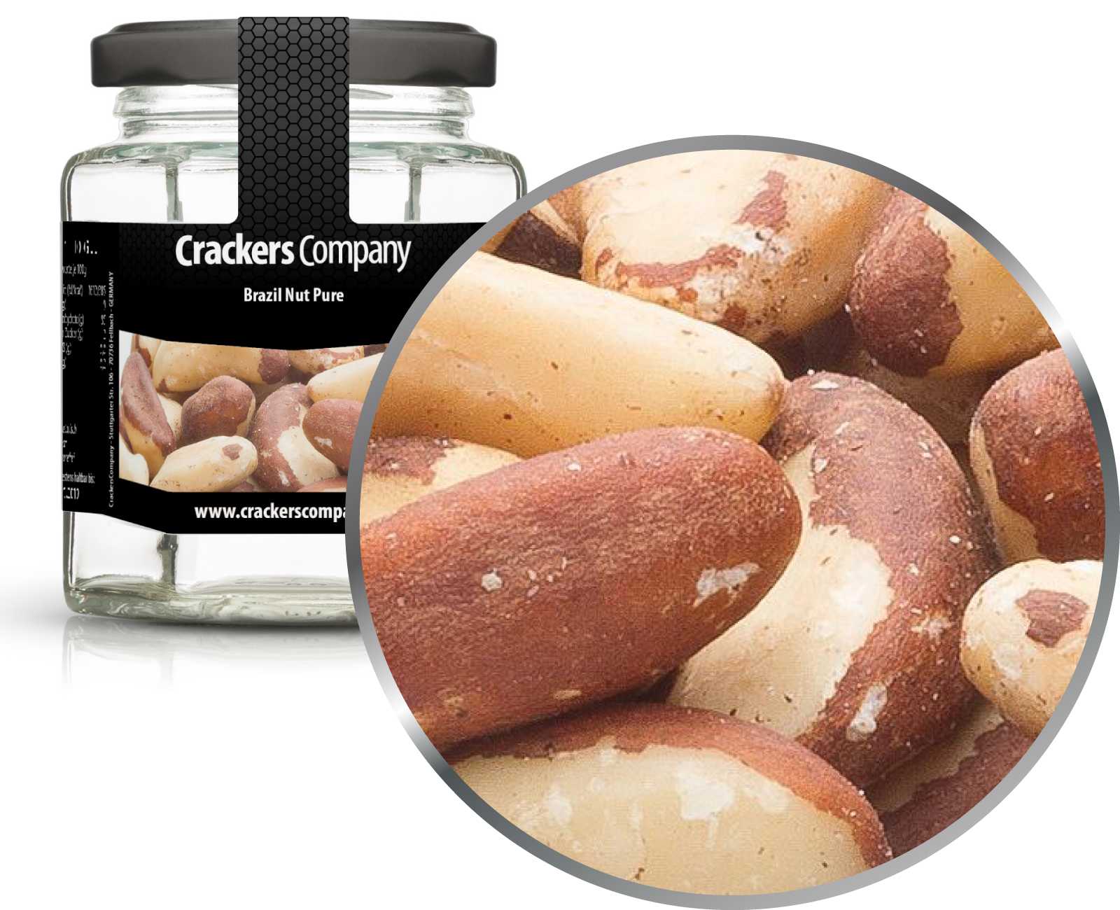 Natürliche Paranüsse, Brazil Nut Pure VPE mit 25 Stk. u. 85g Inhalt je Stk.