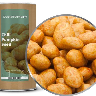 Graines de citrouille chaudes, graines de citrouille chili PU avec 9 pièces. toi. Contenu de 550 g par pièce.