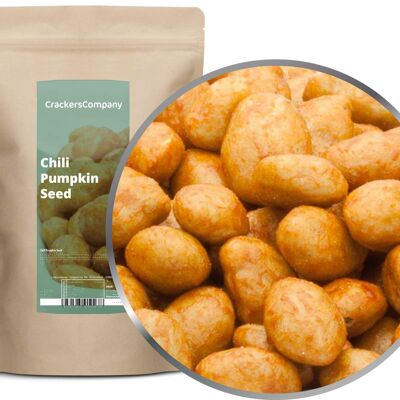 Graines de citrouille chaudes, graines de citrouille chili PU avec 8 pièces. toi. Contenu de 450 g par pièce.