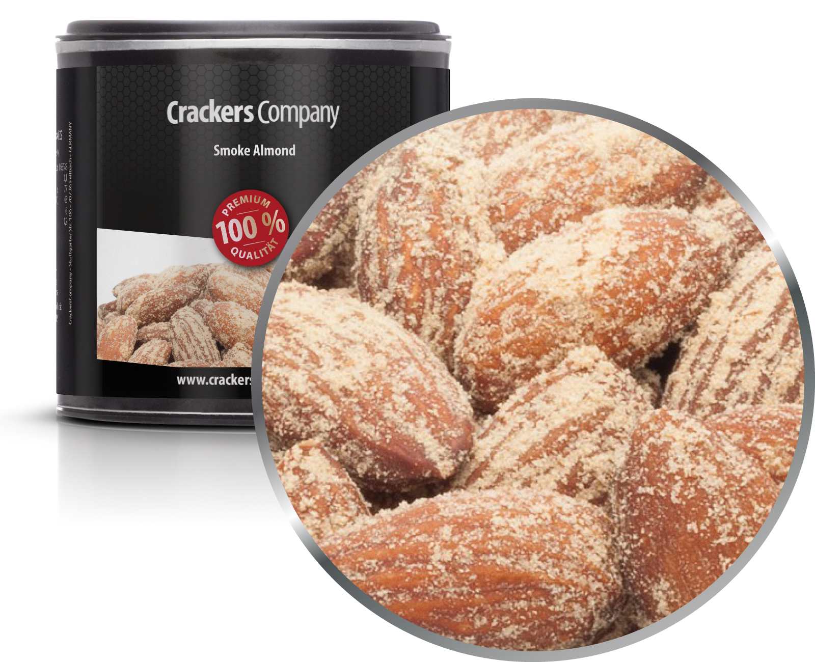 Mandorle affumicate, Smoke Almond PU con 36 pezzi. u. Contenuto 90 g per pezzo.