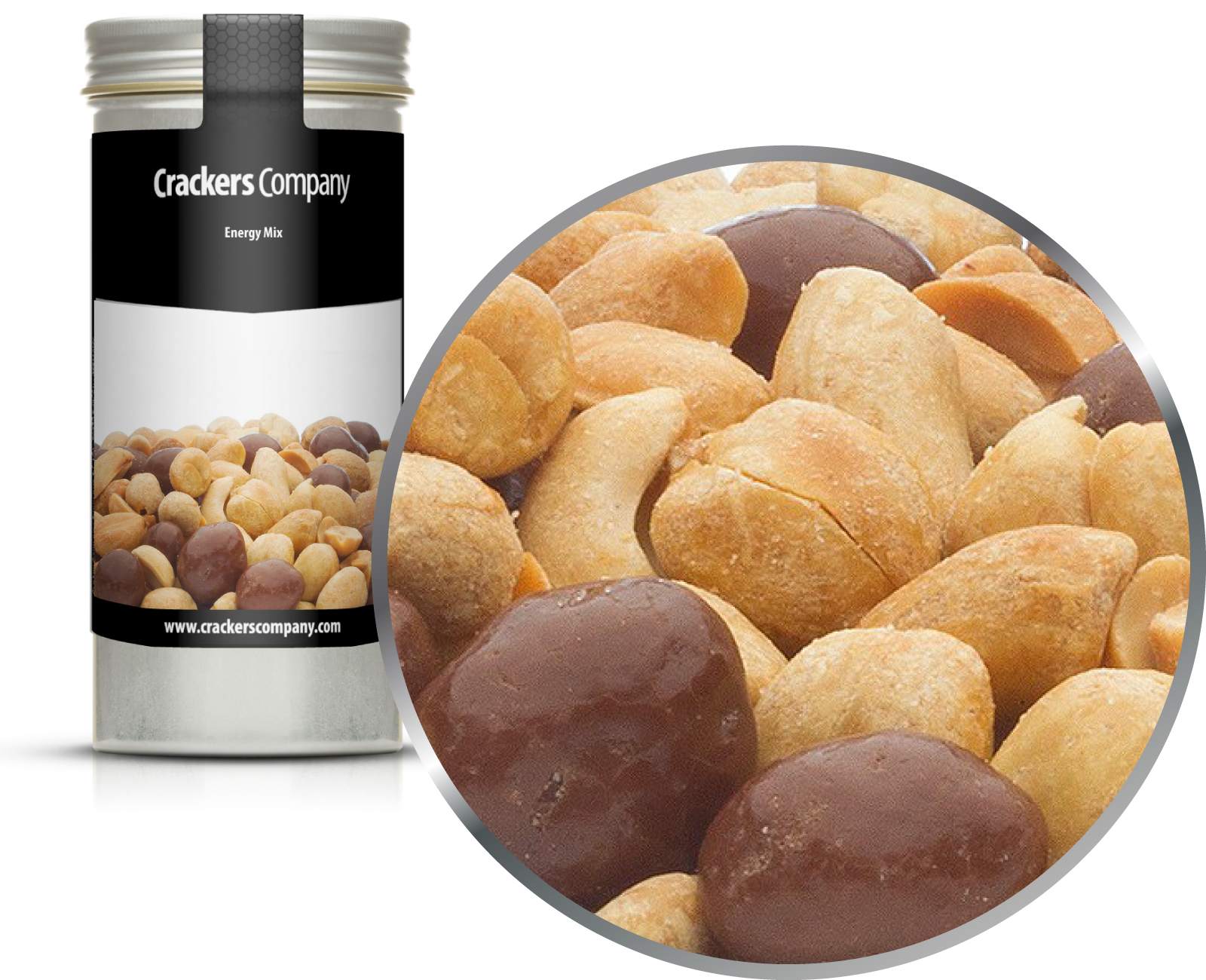 Schoko-Erdnüsse gesalzen, Energy Mix VPE mit 40 Stk. u. 100g Inhalt je Stk.