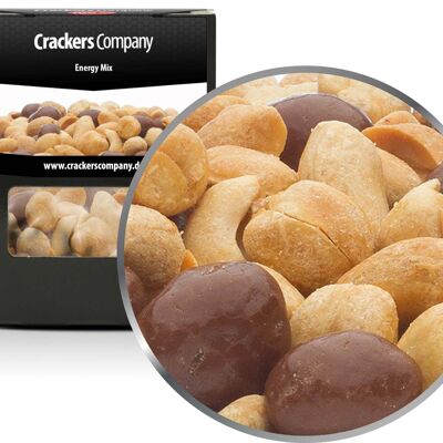 Cacahuetes con chocolate salado, Energy Mix PU con 32 piezas. Ud. Contenido de 100 g por pieza.