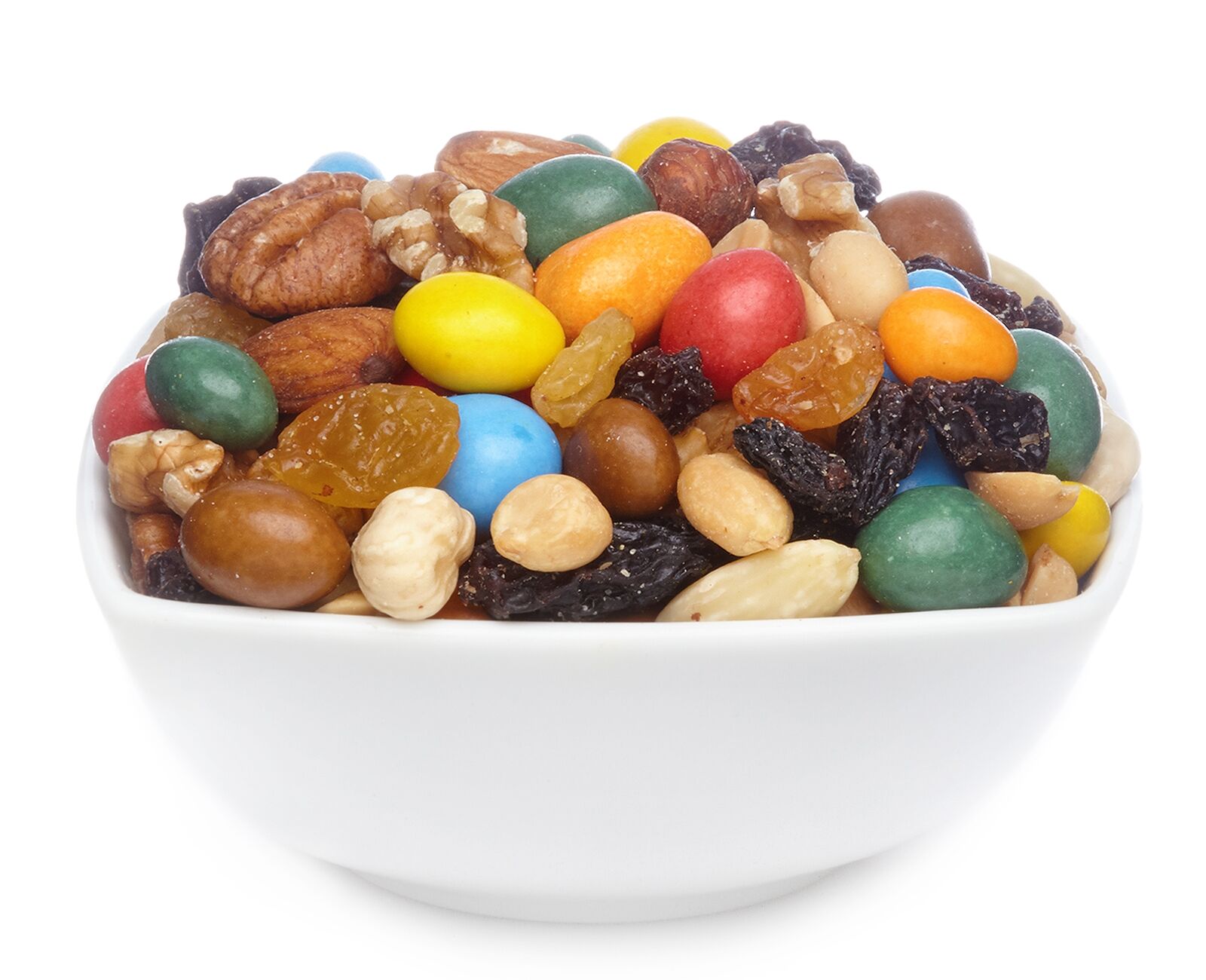 Mix Noci-Frutta-Cioccolato, Trail Mix PU con 1 pezzo. u. Contenuto 3000 g per pezzo.
