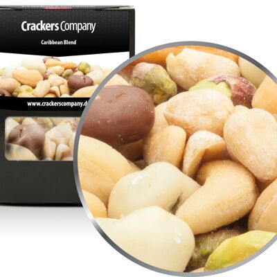 Mélange noix-chocolat-raisins, mélange caribéen PU de 32 pièces. toi. Contenu de 100 g par pièce.