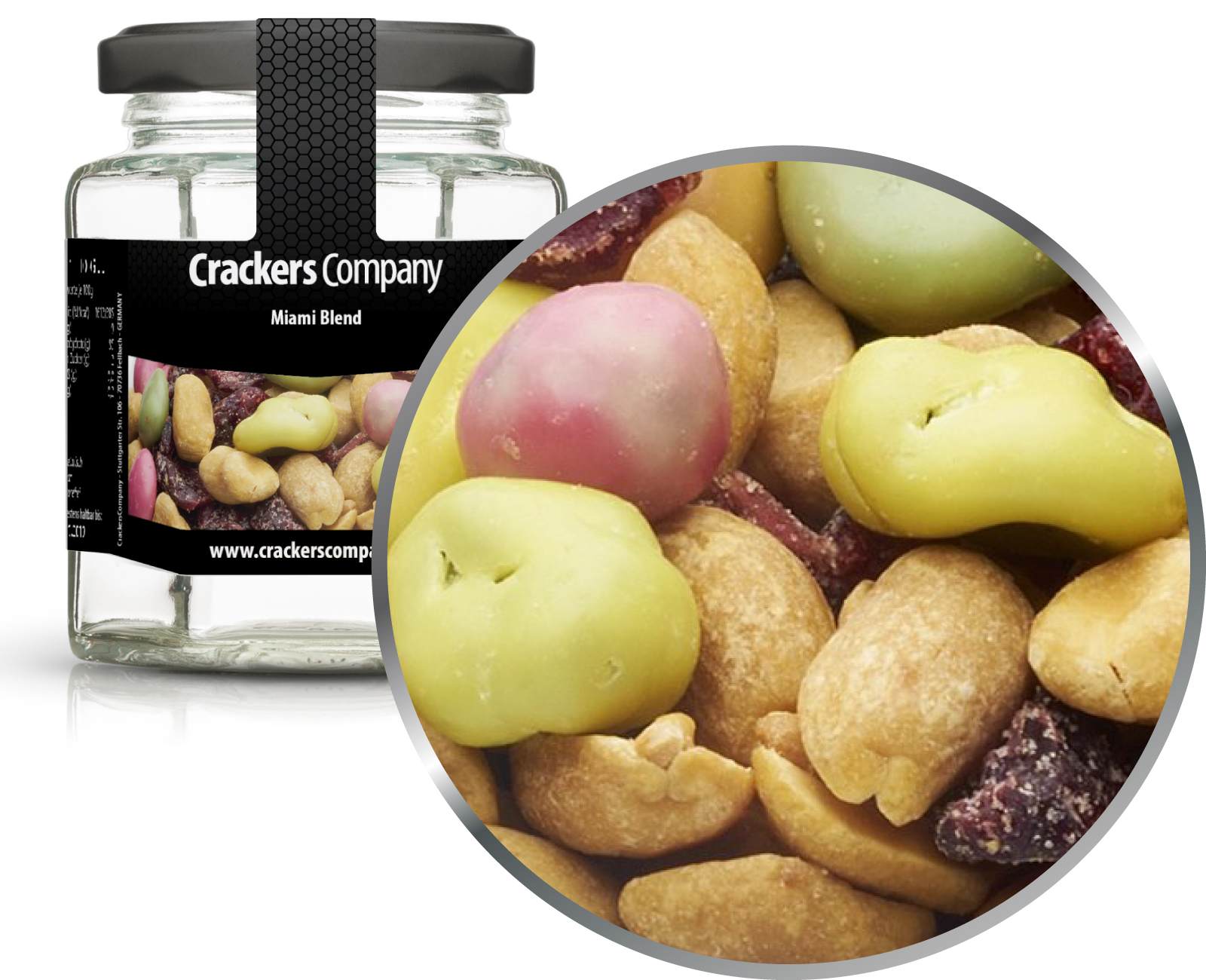 Erdnuss-Joghurtrosinen Mix, Miami Blend VPE mit 25 Stk. u. 100g Inhalt je Stk.