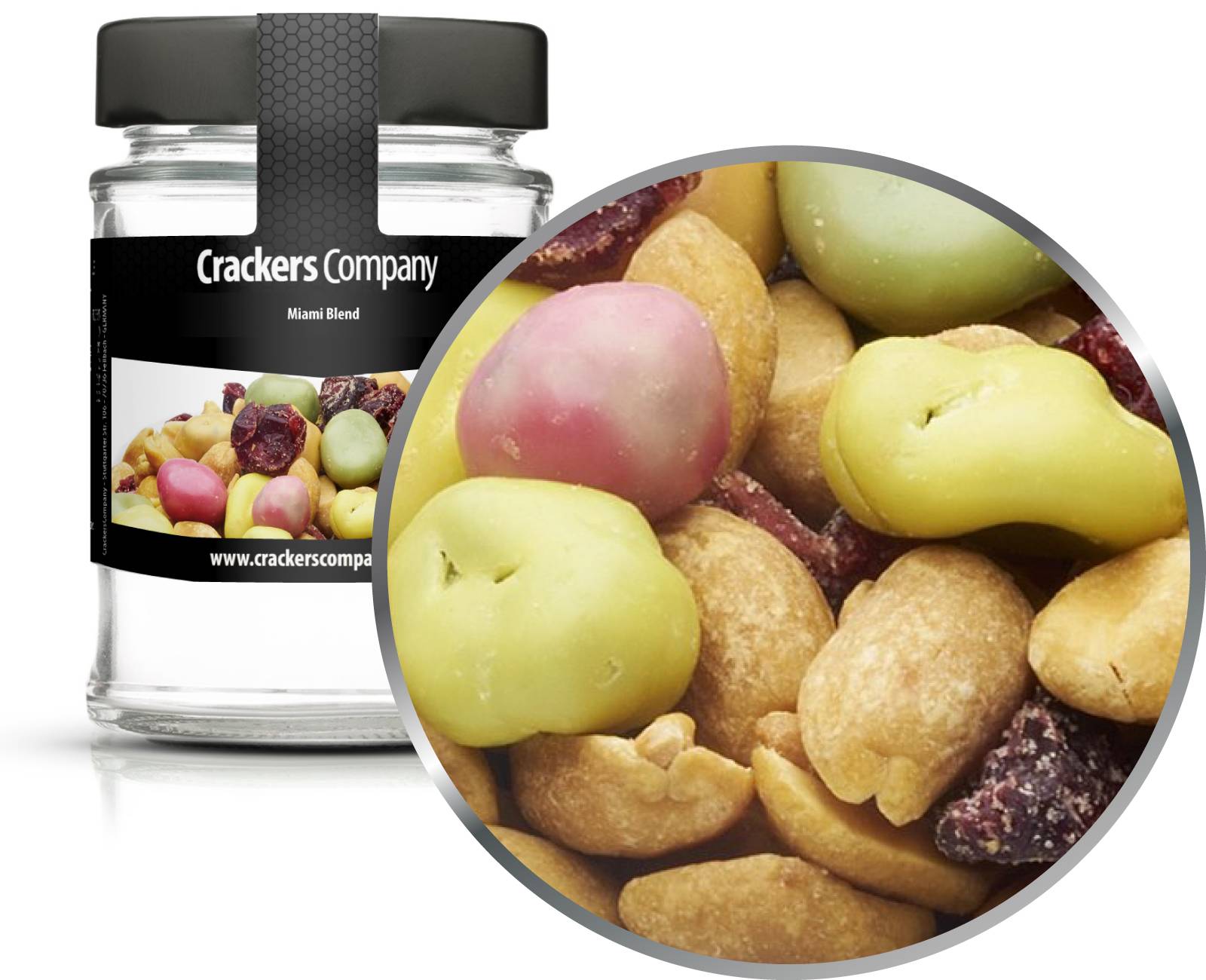 Erdnuss-Joghurtrosinen Mix, Miami Blend VPE mit 45 Stk. u. 100g Inhalt je Stk.