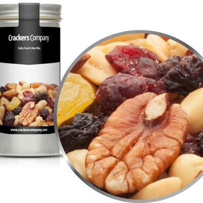 Mezcla de frutos secos y frutos secos, Salty Fruit & Nut Mix PU con 40 piezas. Ud. Contenido de 95 g por pieza.