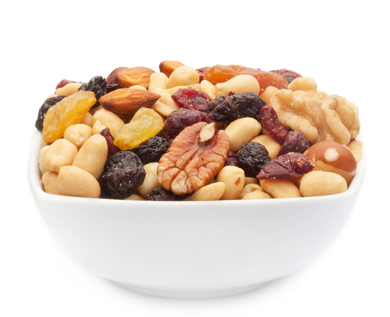 Mezcla de frutas y nueces saladas, Mezcla de frutas y nueces saladas PU con 1 pieza. Ud. Contenido de 3000 g por pieza.