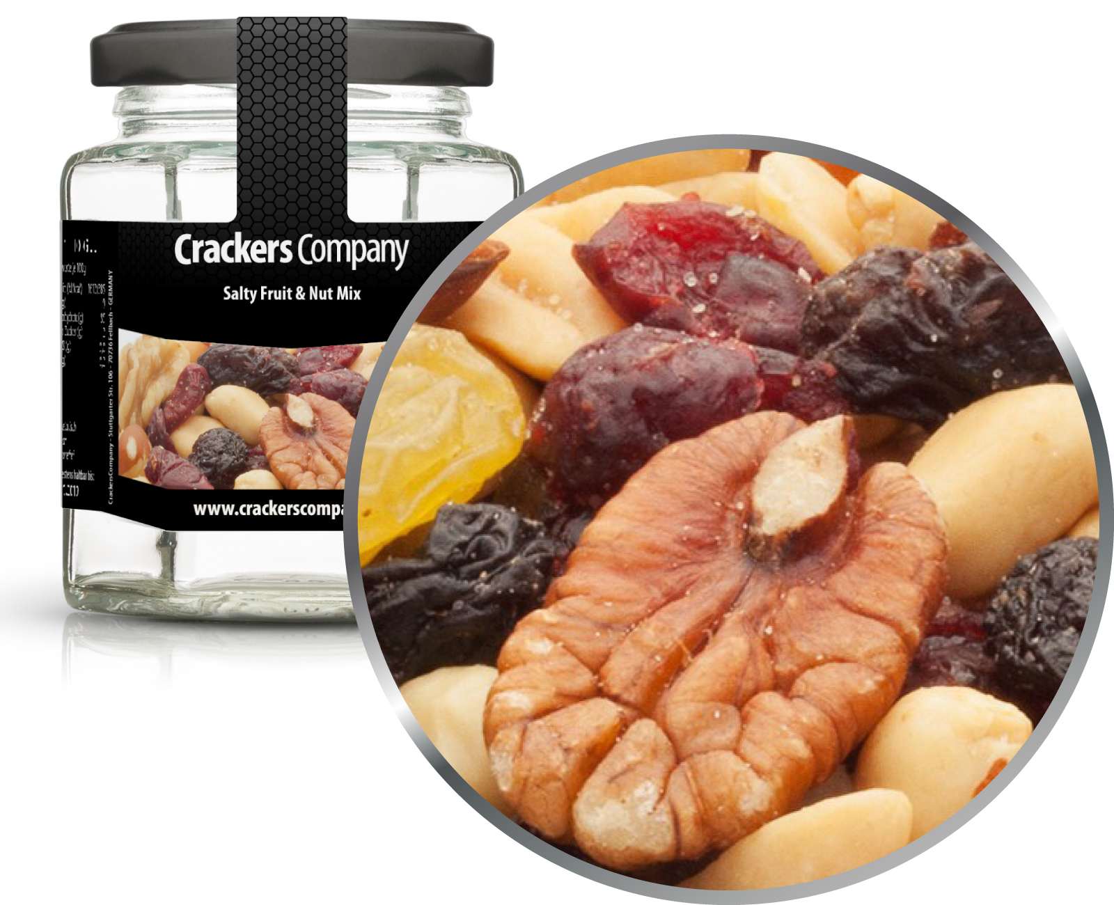 Salzig-fruchtiger Nuss-Frucht Mix, Salty Fruit & Nut Mix VPE mit 25 Stk. u. 95g Inhalt je Stk.