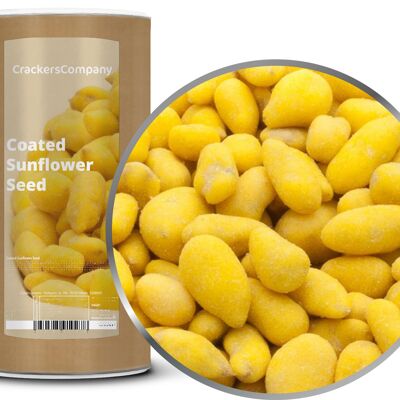 Semi di girasole alla curcuma, semi di girasole rivestiti PU con 9 pezzi. u. Contenuto 650 g per pezzo.