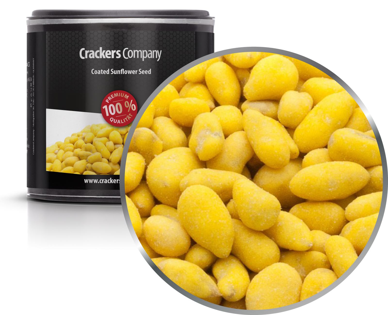 Kurkuma Sonnenblumenkerne, Coated Sunflower Seed VPE mit 36 Stk. u. 80g Inhalt je Stk.