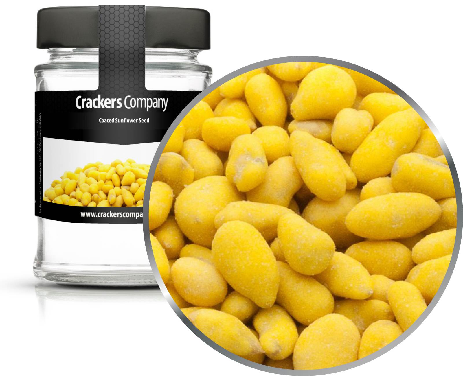 Kurkuma Sonnenblumenkerne, Coated Sunflower Seed VPE mit 45 Stk. u. 80g Inhalt je Stk.