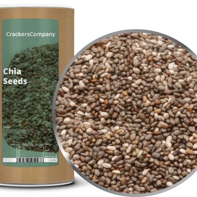 Semi di Chia, Semi di Chia PU con 9 pezzi. u. Contenuto 850 g per pezzo.