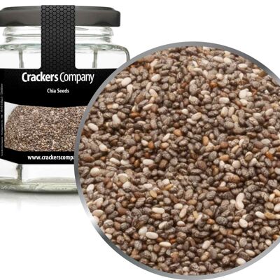 Semi di Chia, Semi di Chia PU con 25 pezzi. u. Contenuto 110 g per pezzo.