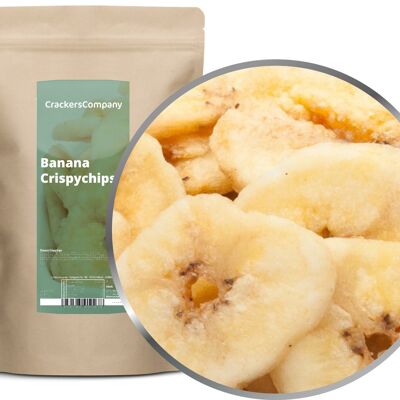 Chips di banana croccanti, Banana Crispychips PU con 8 pezzi. u. Contenuto 350 g per pezzo.