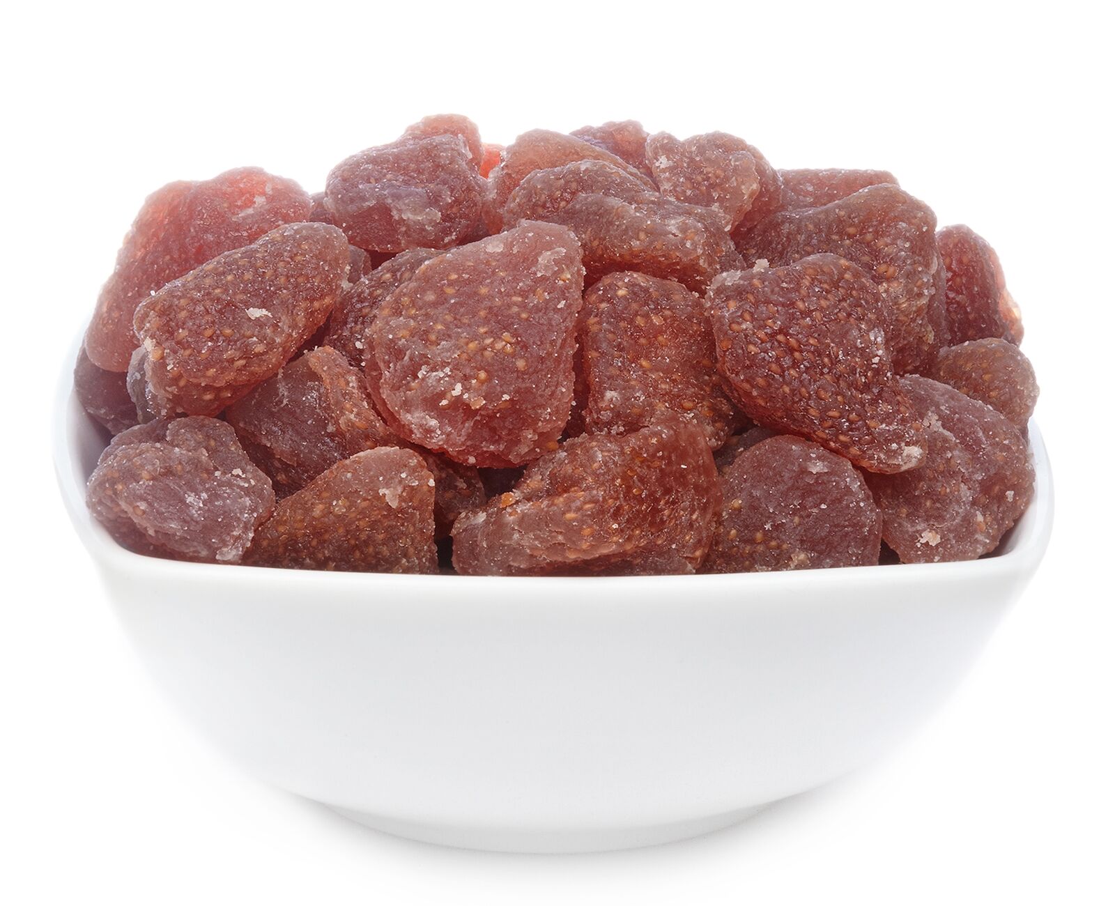 Fragole candite, Fragola Deluxe PU con 1 pezzo. u. Contenuto 3000 g per pezzo.