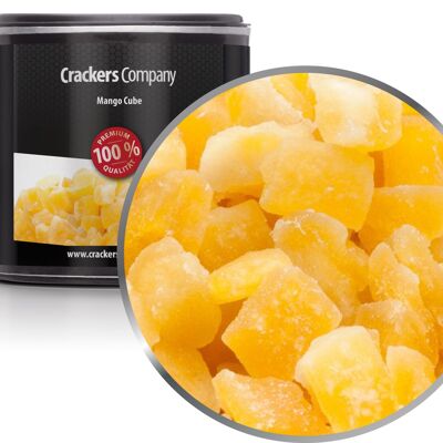 Mangue Confite, Mango Cube PU de 36 pièces. toi. Contenu de 90 g par pièce.