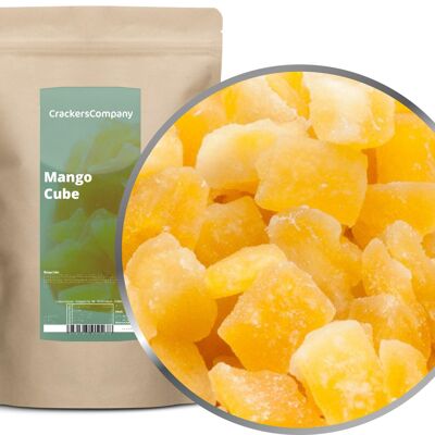 Mango Candito, Mango Cube PU con 8 pezzi. u. Contenuto 600 g per pezzo.