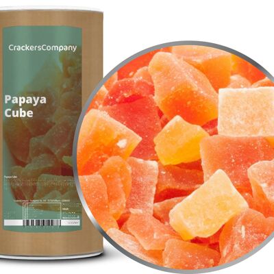 Papaya Candita, Papaya Cube PU con 9 pezzi. u. Contenuto 700 g per pezzo.