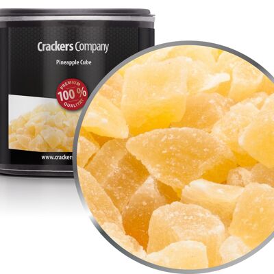 Ananas confit, Pineapple Cube PU de 36 pièces. toi. Contenu de 90 g par pièce.