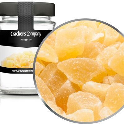 Ananas candito, Pineapple Cube PU con 45 pezzi. u. Contenuto 90 g per pezzo.