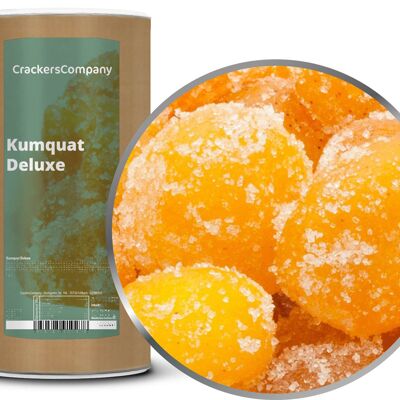 Kumquat canditi, Kumquat Deluxe PU con 9 pezzi. u. Contenuto 750 g per pezzo.