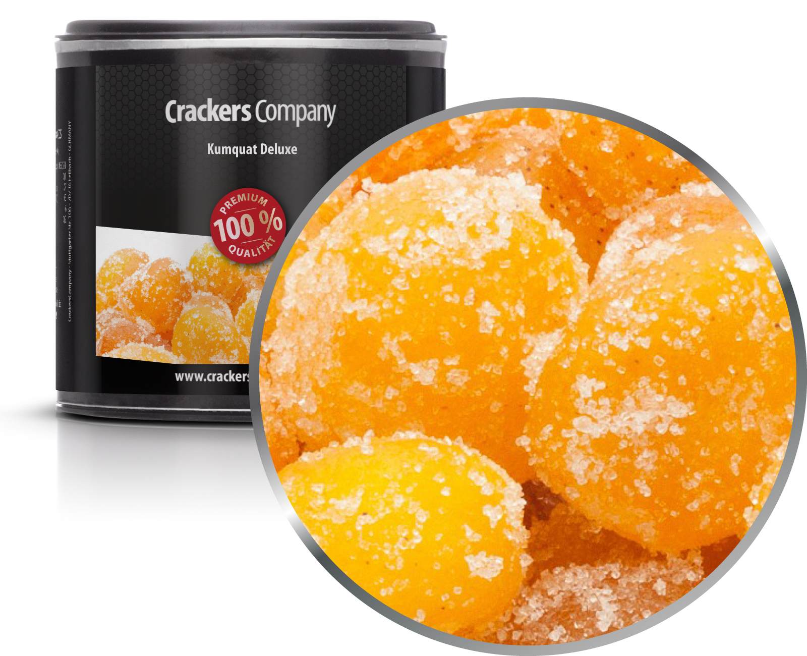 Kandierte Kumquats, Kumquat Deluxe VPE mit 36 Stk. u. 90g Inhalt je Stk.